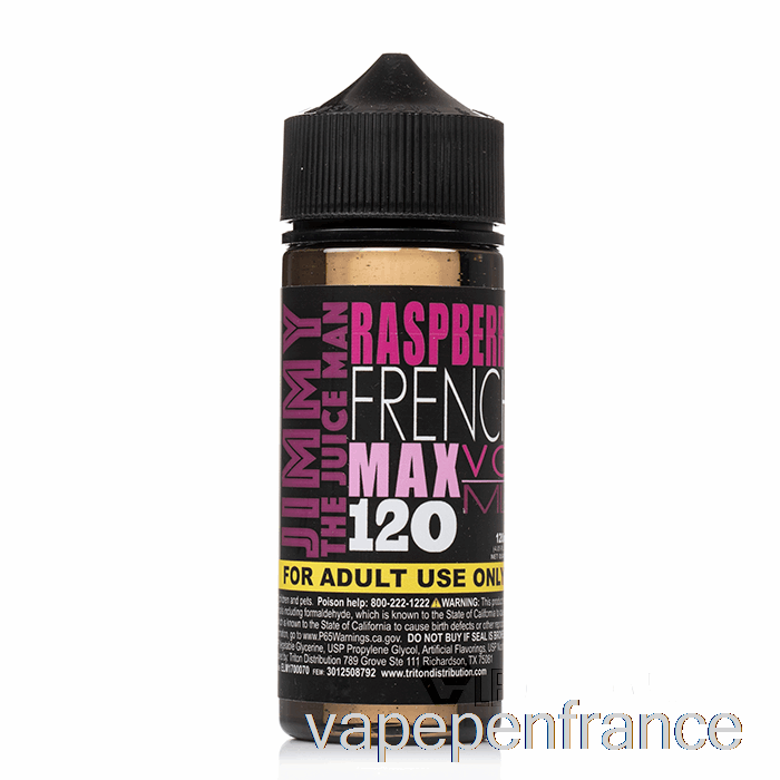 Framboise Française - Jimmy The Juiceman - Stylo Vape 120ml 0mg